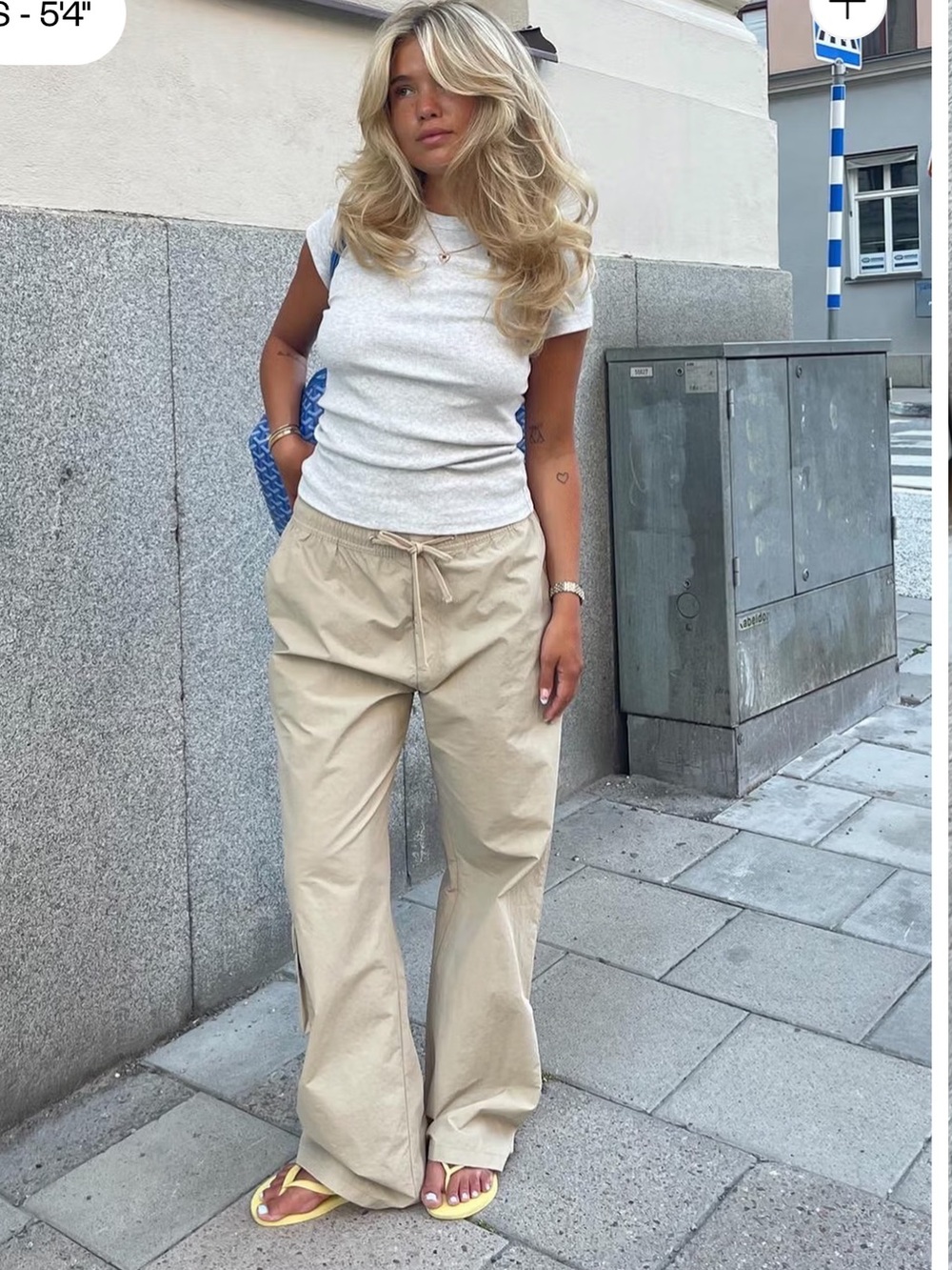 DJERF AVENUE Sporty Pants Sand Women’s Regular Size Medium BRAND NEW